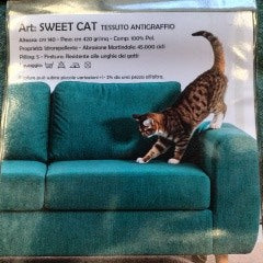 Tessuto Sweet Cat | Rivestimento anti graffio | H 140 cm